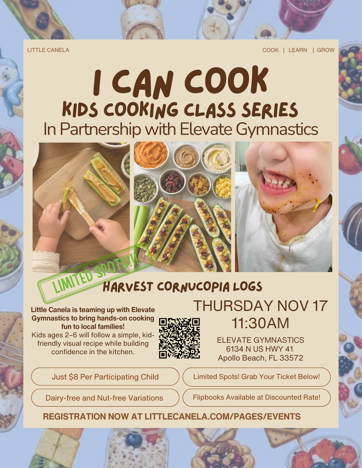 11/17/2026 - Apollo Beach - Kids Cooking Class Series
