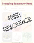 Free Grocery Shopping Scavenger Hunt Printable