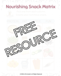 Free Printable Snack Matrix